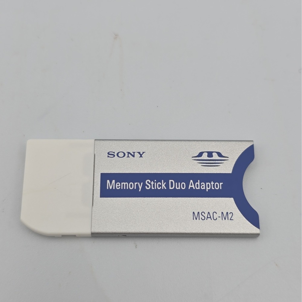 Genuine Sony Memory Stick Duo Adapter MSAC-M2 OEM-MADE IN JAPAN-